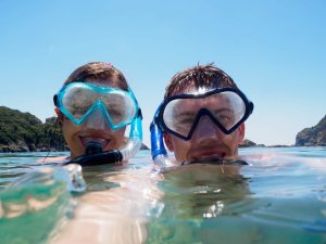 Snorkelling na Korfu