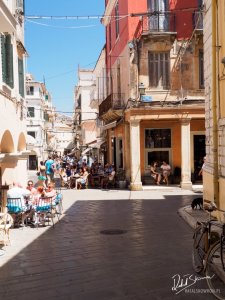 Korfu Town - uliczki starego miasta