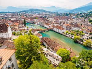 Lucerna - widok na miasto
